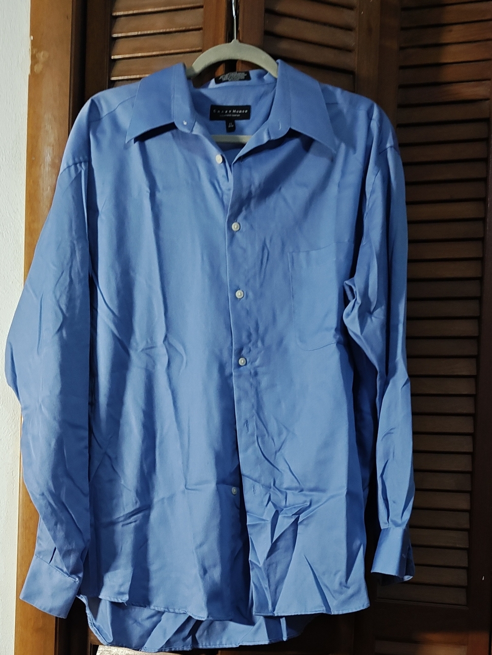 Arrow Classic Fit Blue Long-Sleeve Dress Shirt